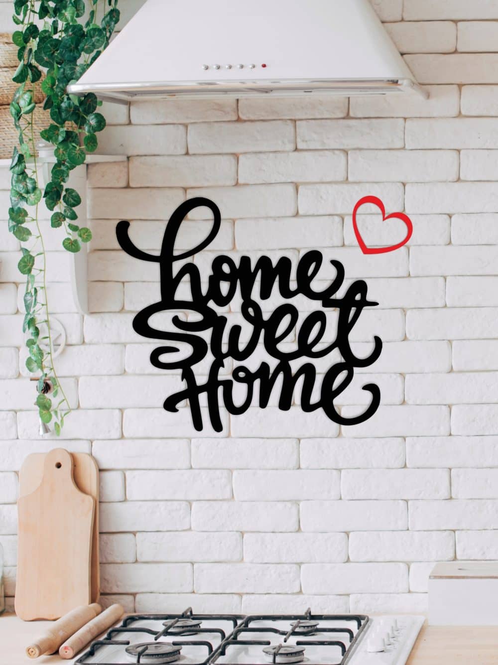 Home Sweet Home Ahşap Duvar Dekoru 1